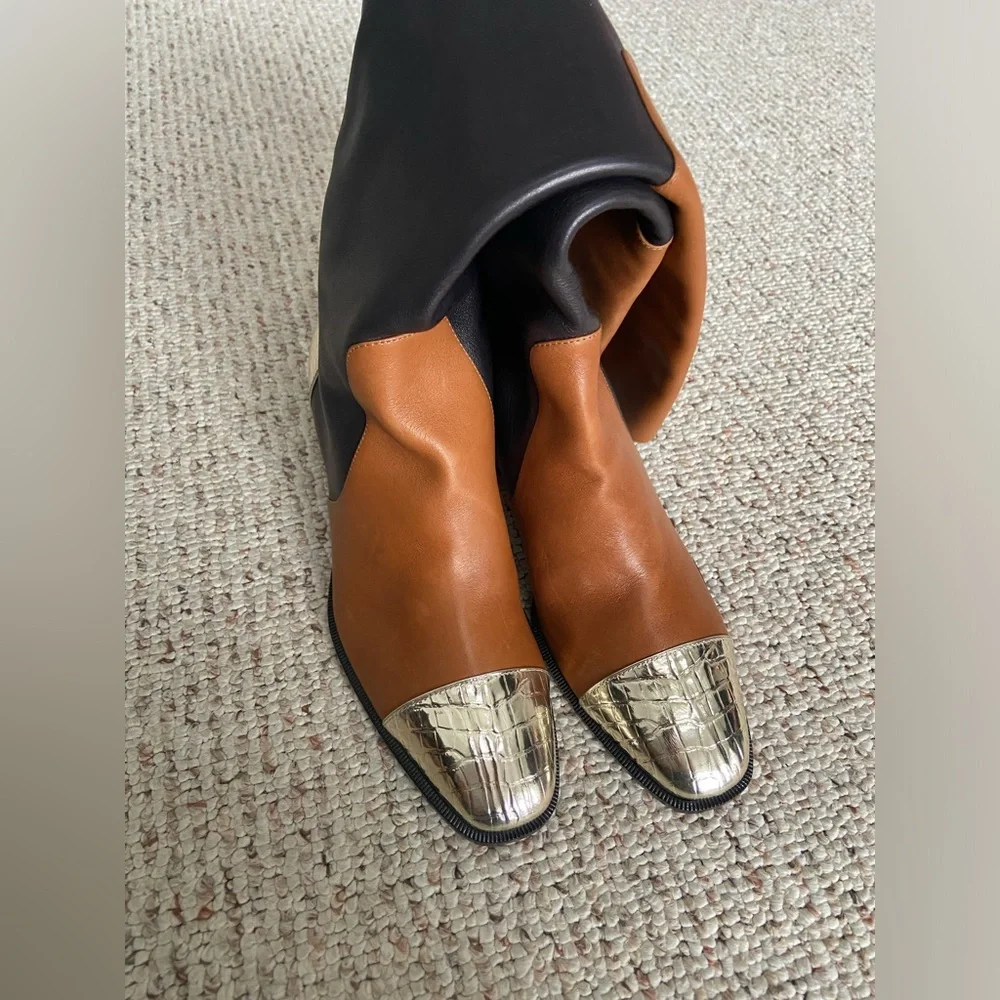 Christian Louboutin women's heeled riding boots size 39_11
